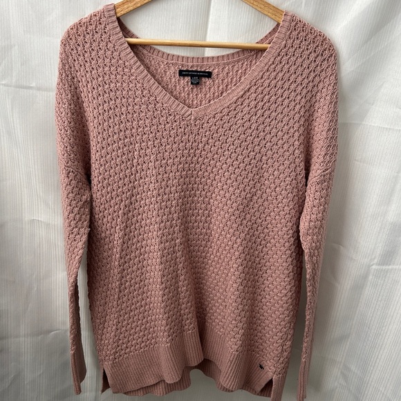 AmericanEagle V-Neck Knit Sweater - Picture 1 of 4